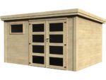 Abri jardin bois "Paolo" - 10 m² - 3.65 x 2.75 x 2.16 m - 28 mm