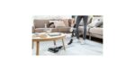 BSS711W aspirateur balai et balai électrique Batterie Sec Sans sac 0,3 L Noir, Argent, Blanc, Aspirateur balais