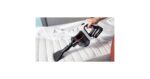 BSS711W aspirateur balai et balai électrique Batterie Sec Sans sac 0,3 L Noir, Argent, Blanc, Aspirateur balais