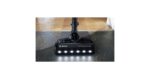 BSS711W aspirateur balai et balai électrique Batterie Sec Sans sac 0,3 L Noir, Argent, Blanc, Aspirateur balais