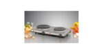 DK 29 plaque Acier inoxydable Comptoir 2 zone(s), Plaque chauffante
