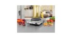 EK 19 Acier inoxydable Comptoir 1 zone(s), Plaque chauffante