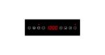 HK 30 Noir, Acier inoxydable Comptoir Céramique 1 zone(s), Plaque chauffante